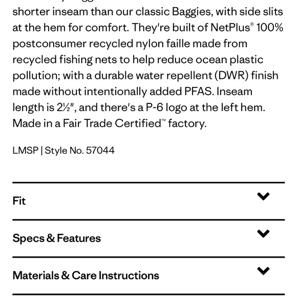 Patagonia Women's Barely Baggies Shorts (ONLY NAVY AVAILABLE) - Picture 5 of 8